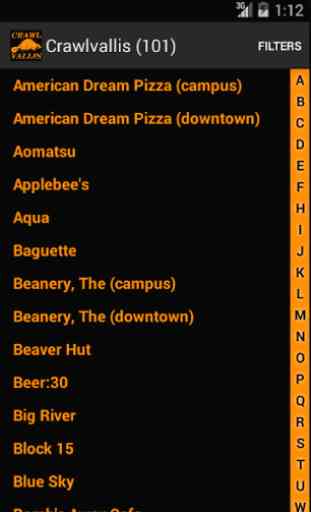 Venues List